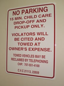 Parking Restriction Sign