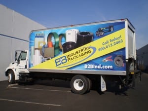 B2B Box Truck Wrap