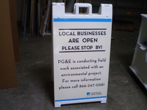 A-Frame Directional Signage