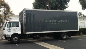 Restoration Hardware Truck Wrap 