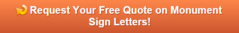 Free quote on monument sign letters Hayward CA