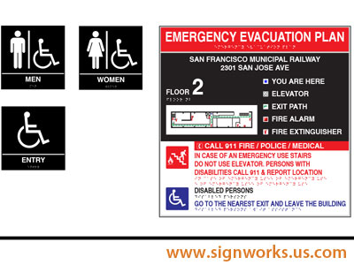 Hayward CA – Understanding ADA Braille Signs: How SignWorks Makes a Difference