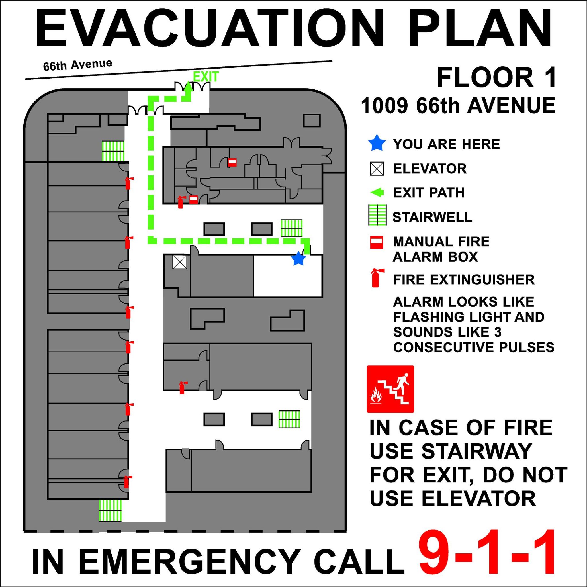 Emergency Evacuation Plan Map