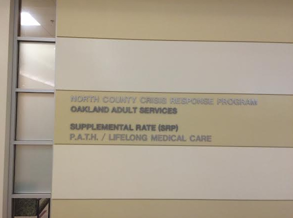 Oakland, CA – Interior Dimensional Letters for Behavioral Health Center