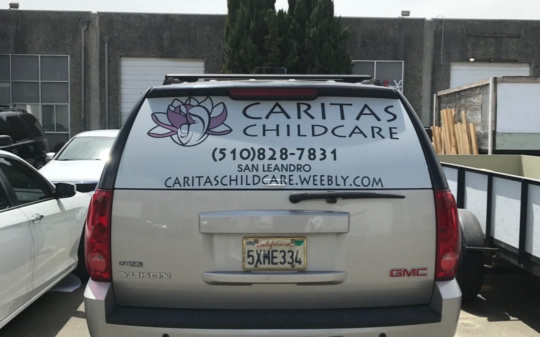 San Leandro, CA – Truck Decals & Banners for Caritas Childcare