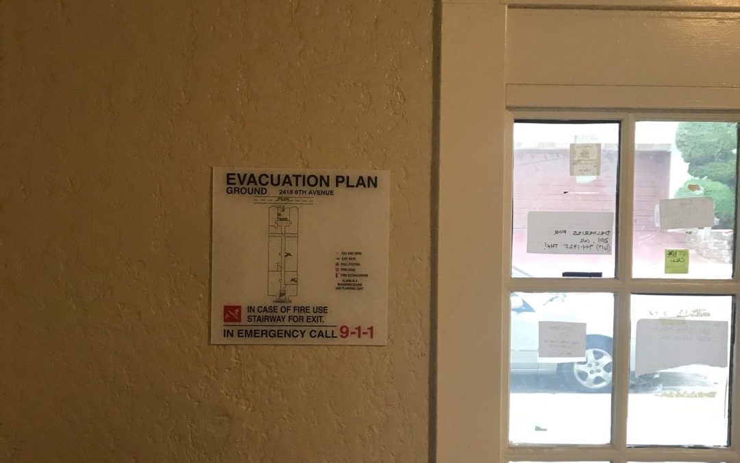 Oakland, CA – Evacuation Maps for Local Apartment Complex