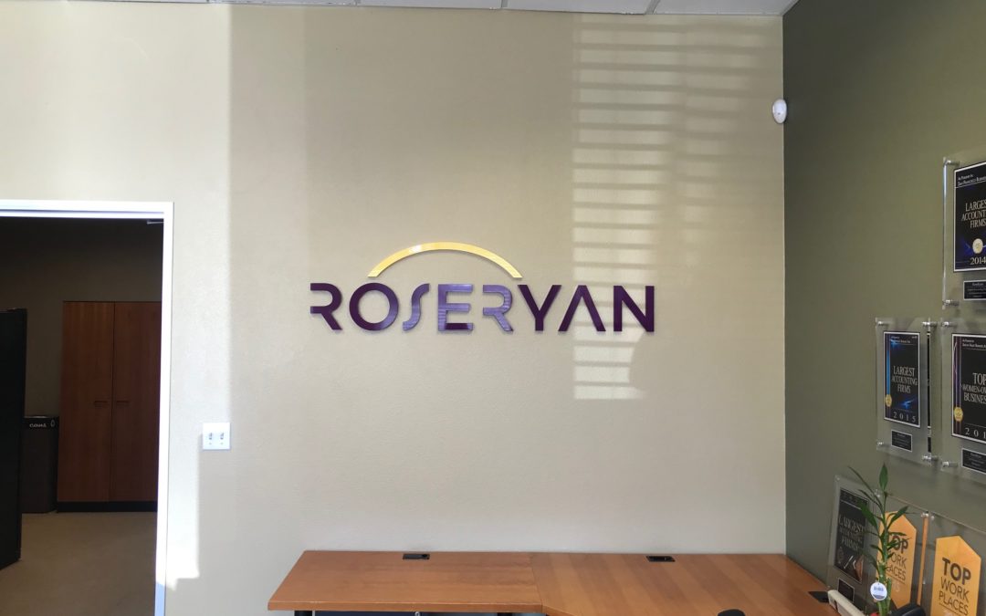 Newark, CA – RoseRyan Dimensional Lobby Sign Rebranding