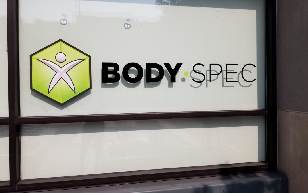 San Francisco, CA – Body Spec Gets Window Decals to Brand their New Space!