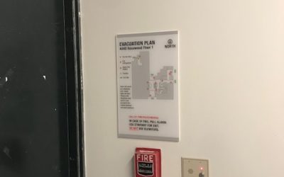 Pleasanton, CA – Gap, Inc. Evacuation Maps & Stairwell Sign Installation Now Complete!