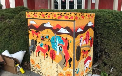 San Leandro, CA – Utility Box Wrap For An Out Of State Client