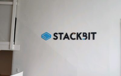 San Francisco, CA – New Acrylic Logo/Lobby Sign for Stackbit
