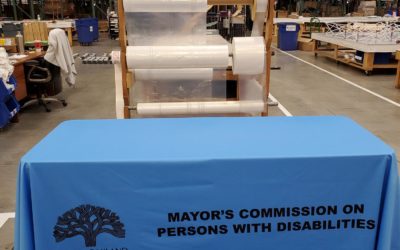 Oakland, CA – City of Oakland ADA Program Orders Promotional Table Throw.