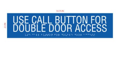 Richmond, CA – Overaa Orders 10 More ADA Safety Signs!