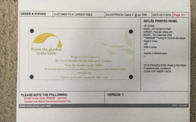 Berkeley, CA – Another Giclee Printed Stainless Steel Plaque For Local Veterans Home