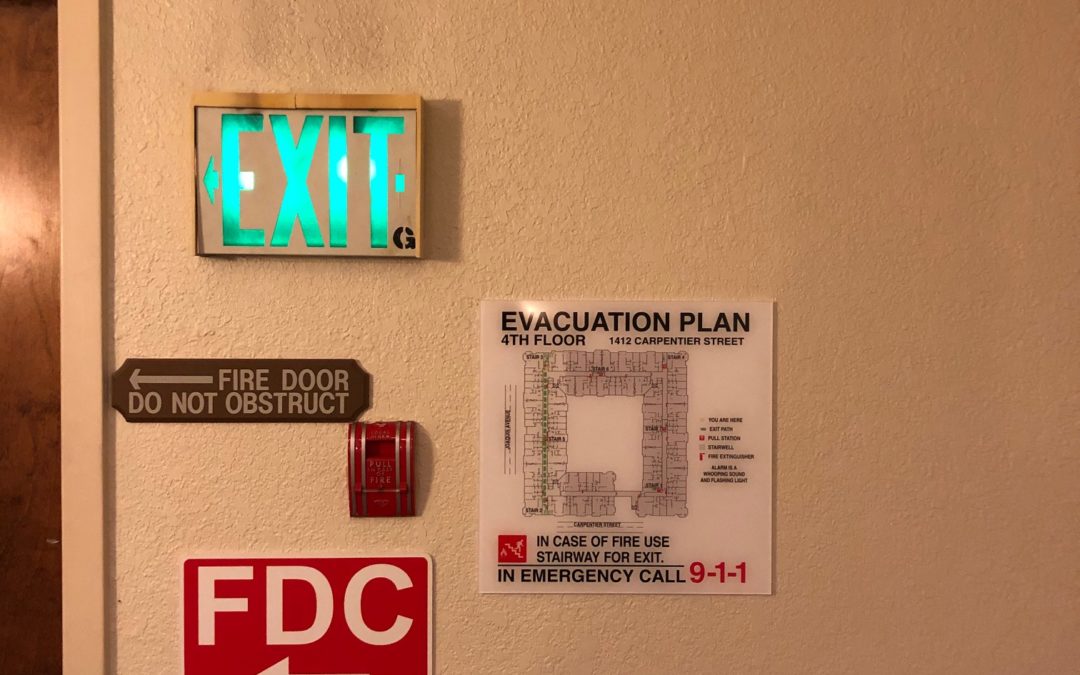 San Leandro, CA – Pacific Plaza Evacuation Maps Now Installed