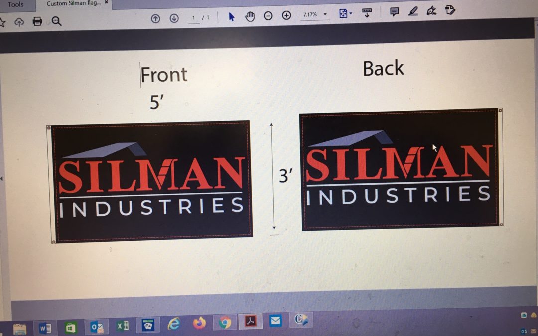 San Leandro, CA – An Updated Flag and Branding for Silman Construction!