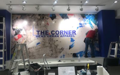 Concord, CA – Halo Lit Channel Letters Plus A Wall Wrap For A Sun Valley Mall Tenant