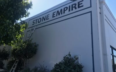 San Leandro, CA – Sign Painting For Local Stone Fabrication Business