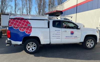 Hayward, CA – Vehicle Wrap Installation For Bay City Boilers