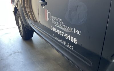 San Leandro, CA – Commercial Door & Frame Fleet Graphics For New Vehicle Addition…