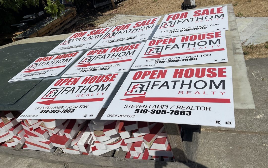 San Leandro, CA – Joining a New Firm Means Local Realtor Will Need New Real Estate Signs!