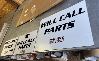 San Leandro, CA – Pacific Power Group Adds DiBond Wayfinding Signs