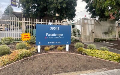 Fremont, CA – Pasatiempo Gets New Exterior Post & Panel Sign!