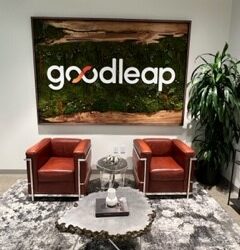 Roseville, CA – Unique Dimensional Lobby Sign for Goodleap!