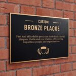 custom bronze plaque image