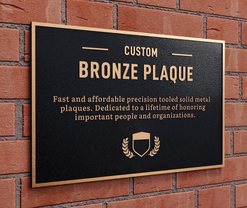 custom bronze plaque image