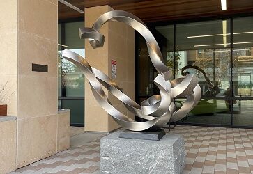 Palo Alto, CA – SignWorks and the City of Palo Alto Unveil Precision Tooled Aluminum Donor Plaque