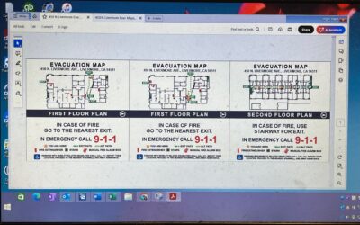 Livermore, CA – Completed Evacuation Maps Represent Our 2nd Collaboration with Gunkel Architecture!