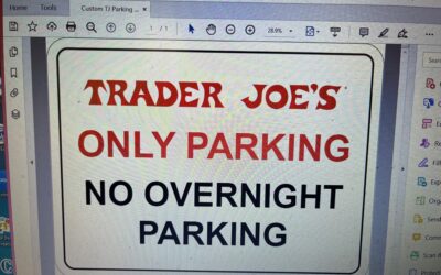 San Francisco, CA – Custom Parking Signs to Improve the Customer Experience!