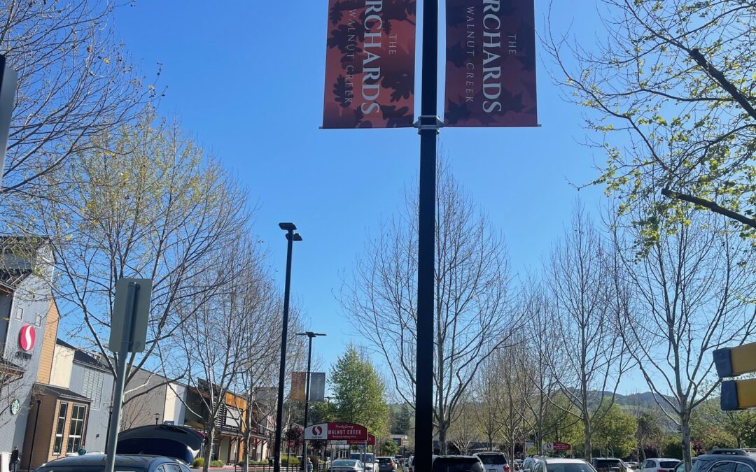 Walnut Creek, CA – SignWorks MaKes Orchard Mall Shine with New Replacement Banners!