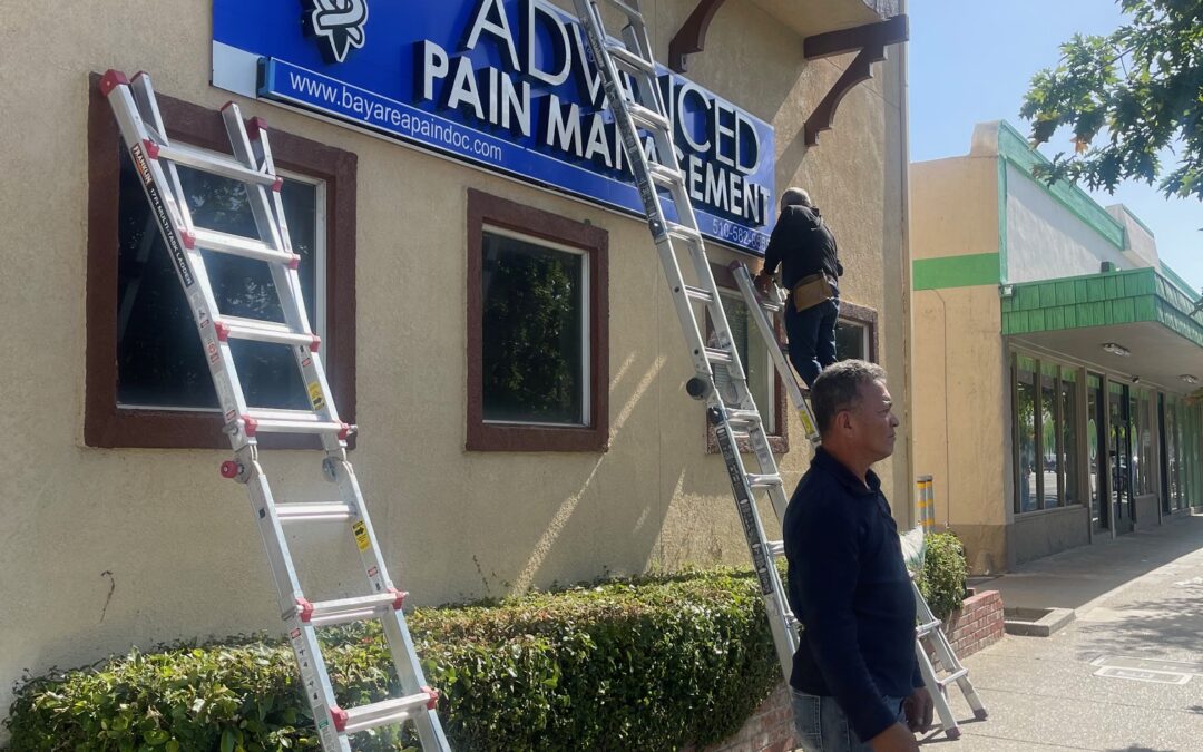 Castro Valley, CA – SignWorks Lights Up Advanced Pain Management with New Signs