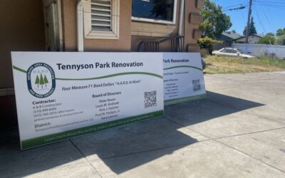 Hayward, CA – SignWorks Partners with A & B Construction for Tennyson Park Renovation