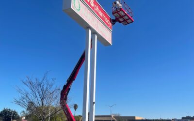 Dublin, CA – SignWorks Completes Pylon and Monument Sign Repairs for Browman Development