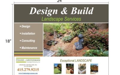 Hayward, CA – Coroplast Signs Help Frank + Grossman Stay Seen!