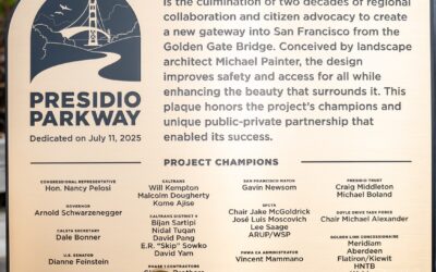 Honoring 10 Years at the San Francisco Presidio with a Custom Plaque