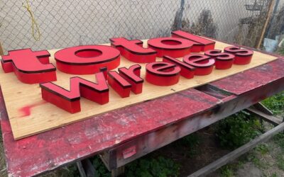 San Jose , CA – Total Wireless Illuminated Channel Letter Sign: Lighting Up The City