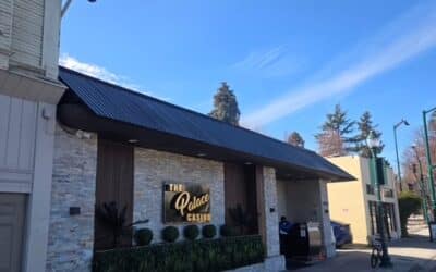 Metal Entrance Awning Upgrade Completed at Palace Casino in Hayward, California