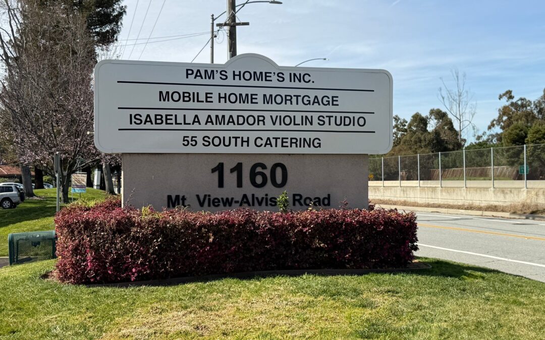 Updating a Commercial Monument Sign in Sunnyvale, CA with a Practical Tenant-Focused Design