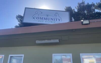 Hayward, CA – LEXAN vs. Acrylic Sign Faces: East Bay Community Vet Clinic Sign Update