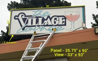 Hayward, CA – Sign Site Survey Prepares New Business for LEXAN Sign Face Replacement